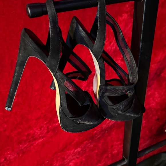 None Shoes - Elegant Black High Heels